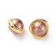 Perles nacrées en coquilles PEAR-G008-09-3