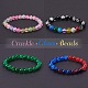 Spray Painted Crackle Glass Beads CCG-PH0002-05-8