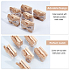 Olycraft 6 Sets Wood Place Card Holders AJEW-OC0001-35-5