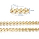 3.28 Feet Brass Handmade Cobs Chains X-CHC-G006-14G-3
