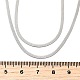 Ожерелья из двух цепочек с плоской цепочкой-змейкой из нержавеющей стали 304 NJEW-Q039-01P-5