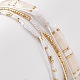 3 stücke 3 stil natürliche perle & glas saatperlen stretch-armbänder set für frauen BJEW-JB08889-6