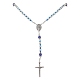 Collane di perle di rosario in acrilico e vetro NJEW-JN04605-1