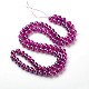 AB Color Plated Glass Round Bead Strands EGLA-R088-12mm-M-2