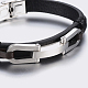 Leather Cord Bracelets BJEW-F317-031P-2