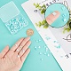 CREATCABIN 200Pcs 2 Hole Tila Beads Square Glass Seed Beads Rectangle Mini Opaque with Plastic Container for Craft Bracelet Necklace Earring Christmas Jewelry Making(Pale Turquoise Color) 5x5mm SEED-CN0001-07-3