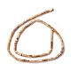 Chapelets de perles en jaspe avec images naturelles G-A201-B16-2