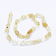 Chapelets de perles de citrine naturelle G-F599-18-2