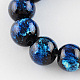 Chapelets de perles en verre peint DGLA-R040-12mm-M-2