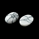 Synthetic Howlite Cabochons G-A094-01B-45-3