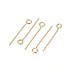 304 Stainless Steel Eye Pins X-STAS-L238-005I-G-1