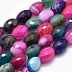 Dyed Natural Dragon Veins Agate Beads Strands G-F583-05-1