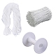Rundes Gorgecraft-Elastikband aus Polyester und Elasthan für Mundbedeckung und Ohrschlaufe EC-GF0001-04-1