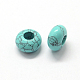 Synthetic Turquoise European Large Hole Beads X-G-Q442-15-2