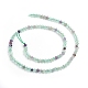 Natural Fluorite Beads Strands G-E560-E08-4mm-2
