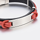 Leather Cord Bracelets BJEW-F317-035-3
