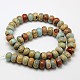 Unterlegscheibe natürliche aqua terra jasper beads stränge G-N0128-49-12x8mm-2