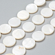 Perles de coquillages naturels d'eau douce X-BSHE-I011-01B-02-1