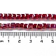 Electroplate Glass Beads Strands EGLA-R030-4x4mm-04-2