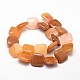 Square Synthetic Moonstone Bead Strands G-L399-02-2