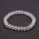 Perlas de cristal rondelle estiran pulseras BJEW-F069-05-1