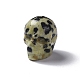 Perles de jaspe dalmatien naturelle G-I352-02-2