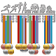 Support de mur d'affichage de support de cintre de médaille de fer de mode ODIS-WH0023-080-1