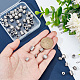 UNICRAFTALE 60pcs 5 Styles Stainless Steel Column Beads Groove Spacer Beads Parachute Cord Bead Knife Bead 1.5-5mm Hole Spacer Beads for DIY Jewelry Making STAS-UN0048-51-4