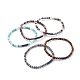 Bracelets extensibles de pierres précieuses naturelles BJEW-JB04677-1
