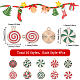 Sunnyclue 40pcs 10 pendentifs en alliage d'émail sur le thème de Noël ENAM-SC0003-74-2