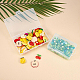 Benecreat 6 paquet rectangle en plastique transparent boîte de contenants de rangement pour perles avec couvercles rabattables pour petits objets CON-BC0004-13-7