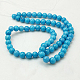 Chapelets de perles rondes en jade de Mashan naturelle G-D263-12mm-XS20-4