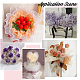 Упаковка для букетов цветов из морщинистого волнистого полиэстера FIND-WH0110-751A-6