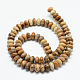 Chapelets de perle en jaspe avec images naturelles G-R408-5x8-03-2