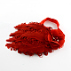 Niedlich elastischen Babystirnbänder gefärbt Feder Haarschmuck OHAR-Q002-03G-1