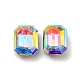 Cabochons de strass en verre&nbsp;RGLA-M017-I02-202ST-1