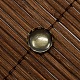 9.5~10mm Clear Domed Glass Cabochon Cover for Flat Round DIY Photo Brass Cabochon Making DIY-X0103-AB-NR-2