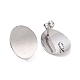 Accessoires de puces d'oreilles en 304 acier inoxydable STAS-Q231-10A-2