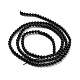 Natürliche schwarze Onyxperlenstränge G-Q004-C01-01-3