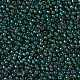 TOHOラウンドシードビーズ  日本製シードビーズ  （384)内側の色は緑/緑  8/0  3mm  穴：1mm  約222PCS /ボトル  10 G /ボトル SEED-JPTR08-0384-2