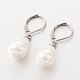 Orecchini pendenti con perla a goccia EJEW-JE01793-1