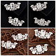 CRASPIRE Wedding Shoe Clips Rhinestone Shoe Buckle Crystal Rhinestone DIY Bridal Floral Shoe Buckle Metal Shoe Charms Decorations for Dress Hat Shoe Jewelry Accessories DIY-WH0343-23-7