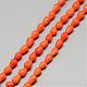 Synthetic Coral Bead Strands CORA-R011-52C-1