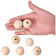PandaHall 50 Pcs Natural Round Wood Beads Wooden Loose Spacer Beads Diameter 30mm Lead Free For Jewelry Making DIY Handmade Craft WOOD-PH0004-30mm-LF-4