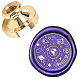 Wax Seal Brass Stamp Head AJEW-WH0209-647-1