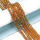 Electroplate Glass Beads Strands EGLA-A034-T3mm-L01-4