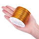 BENECREAT 15 Gauge 220FT Aluminum Wire Anodized Jewelry Craft Making Beading Floral Colored Aluminum Craft Wire - Gold AW-BC0001-1.5mm-03-3