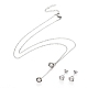 Flower 304 Stainless Steel Jewelry Sets SJEW-H302-13-2