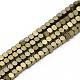 Electroplate Non-magnetic Synthetic Hematite Beads Strands G-Q486-60C-1