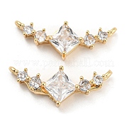 Подвески из латуни с прозрачным фианитом KK-Q789-09G